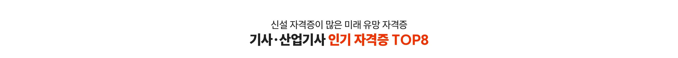 신설 자격증이 많은 미래 유망 자격증 기사 · 산업기사 인기 자격증 TOP8